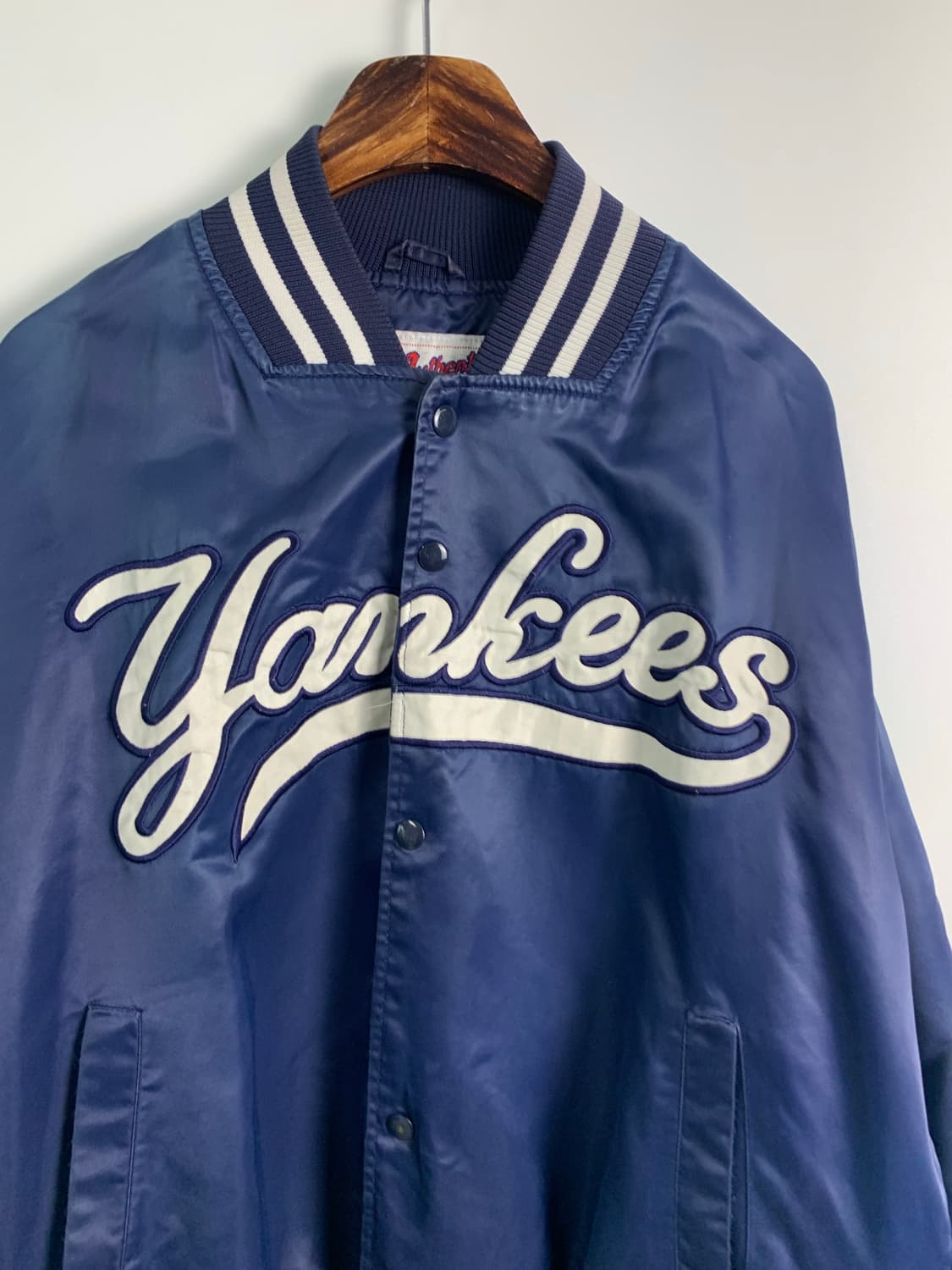 마제스틱 뉴욕양키스 네이비 바시티 자켓 상품이미지4