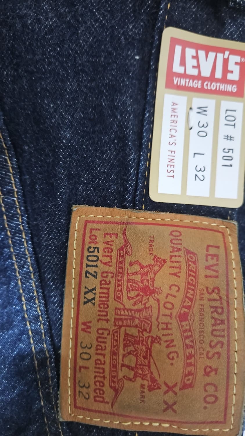 리바이스 LVC 1954 501 뉴린스 30x32 상품이미지4