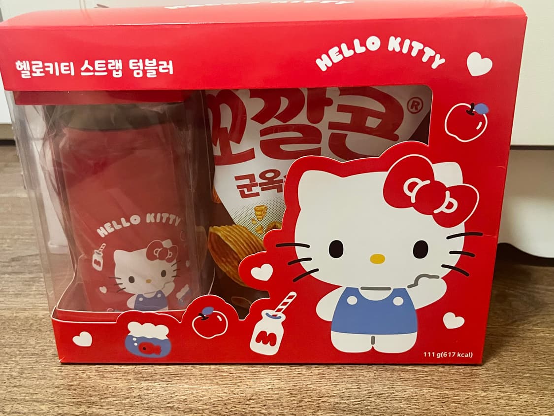 미개봉)헬로키티 세븐일레븐 스트랩 텀블러 상품이미지1
