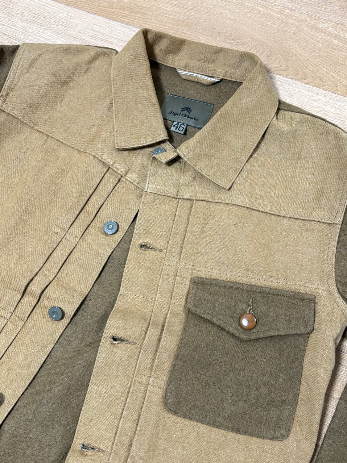 (46)나이젤카본 배틀드레스 1세대 자켓 카키 상품이미지3