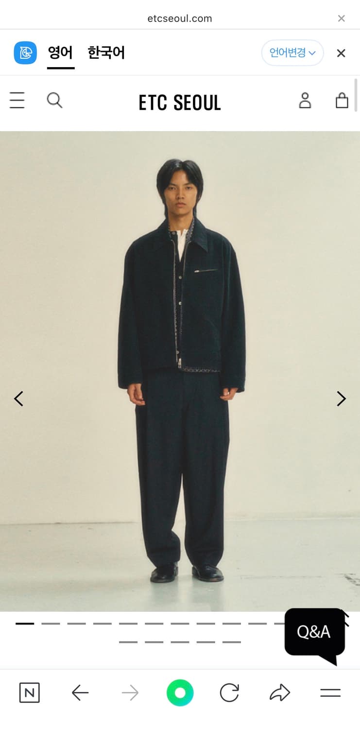 아트이프액트 힐사이드 워크자켓 L 상품이미지1