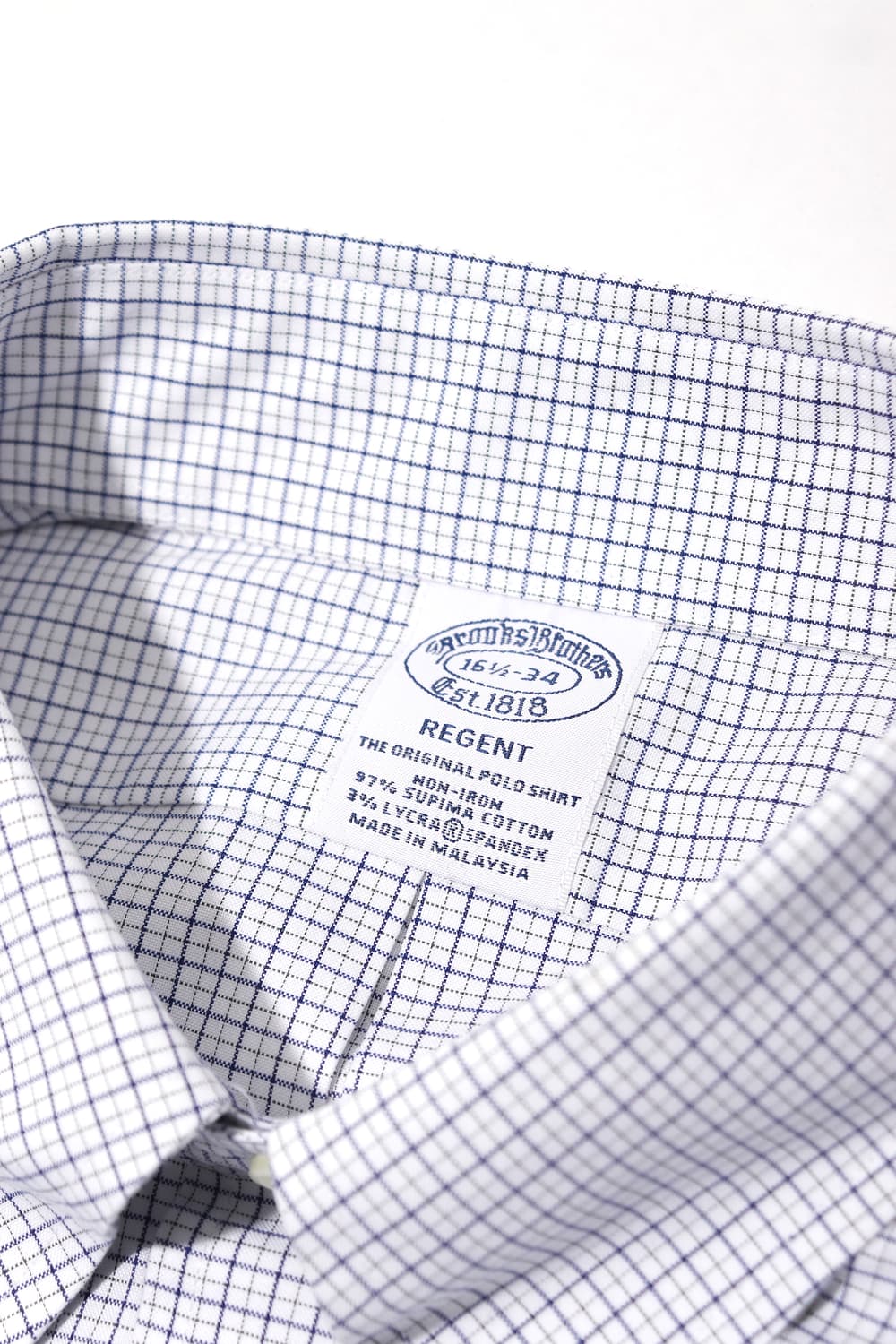 미사용 리젠트 체크 셔츠 size 105~110 상품이미지5