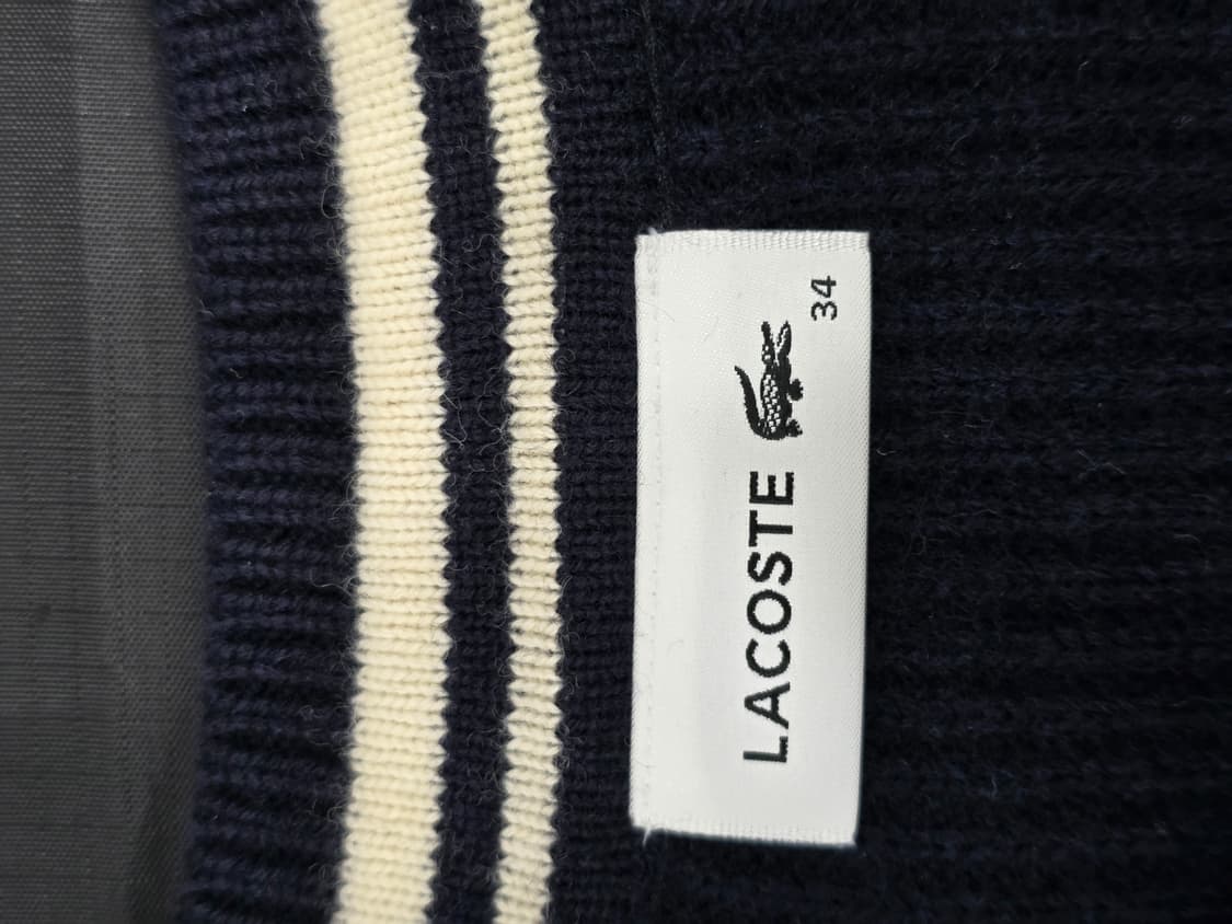 라코스테 네이비 케이블 울 캐시미어니트 원피스 상품이미지4