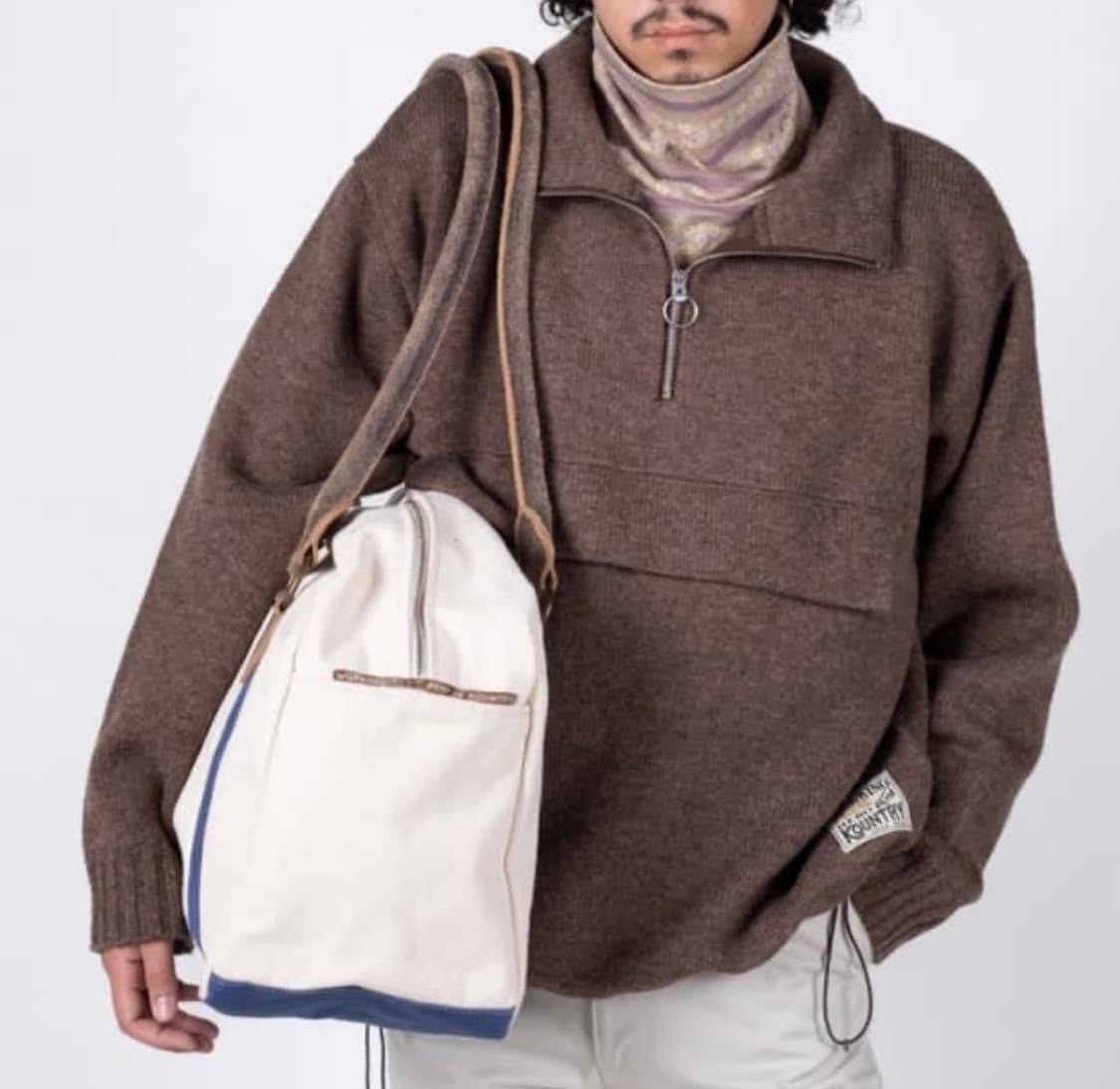 Kapital 캐피탈 울 하프집 아노락 상품이미지1