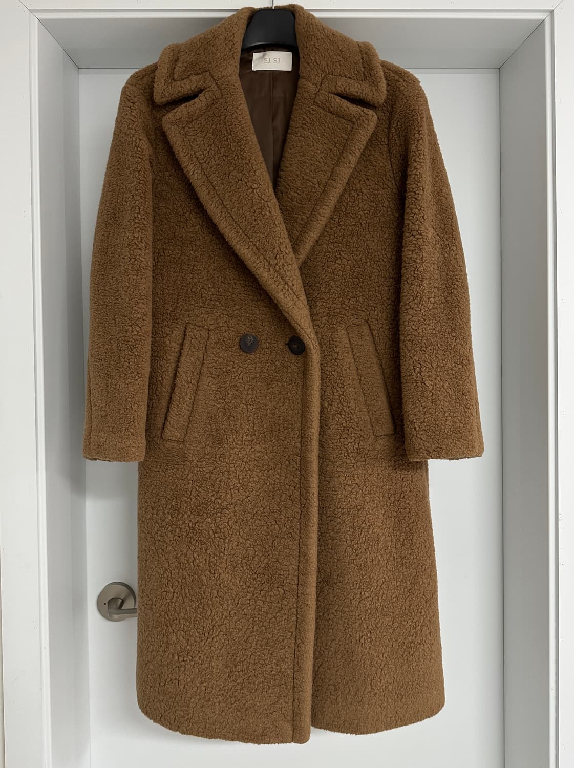 [SJSJ] 여성 이태리 울 테디베어  코트 상품이미지1