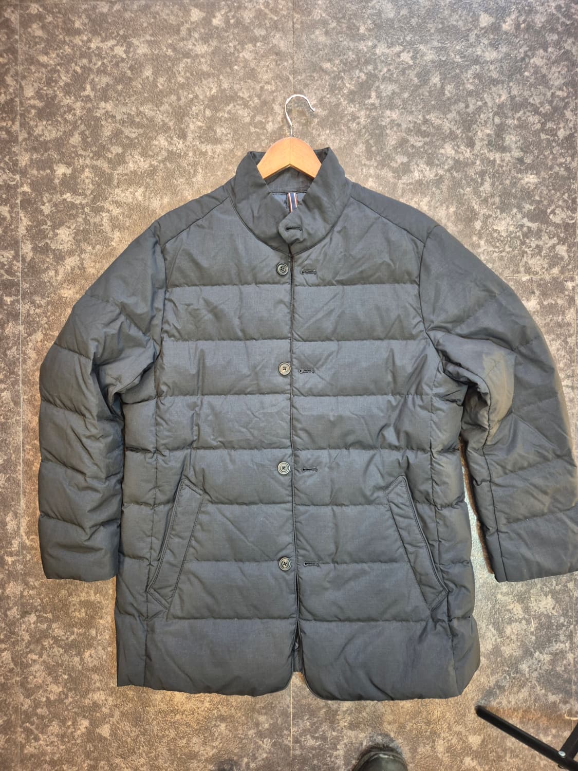 OLZEN 남성 네이비 패딩 코트 105 상품이미지1