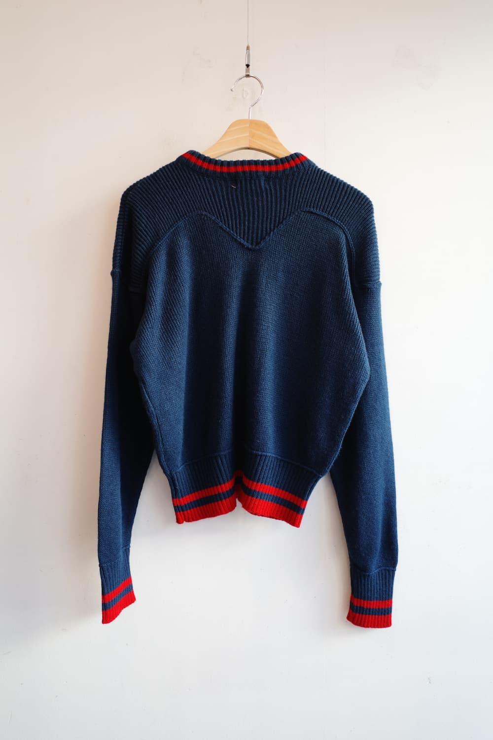 Town&Country 레터링 패치 울 니트  상품이미지6