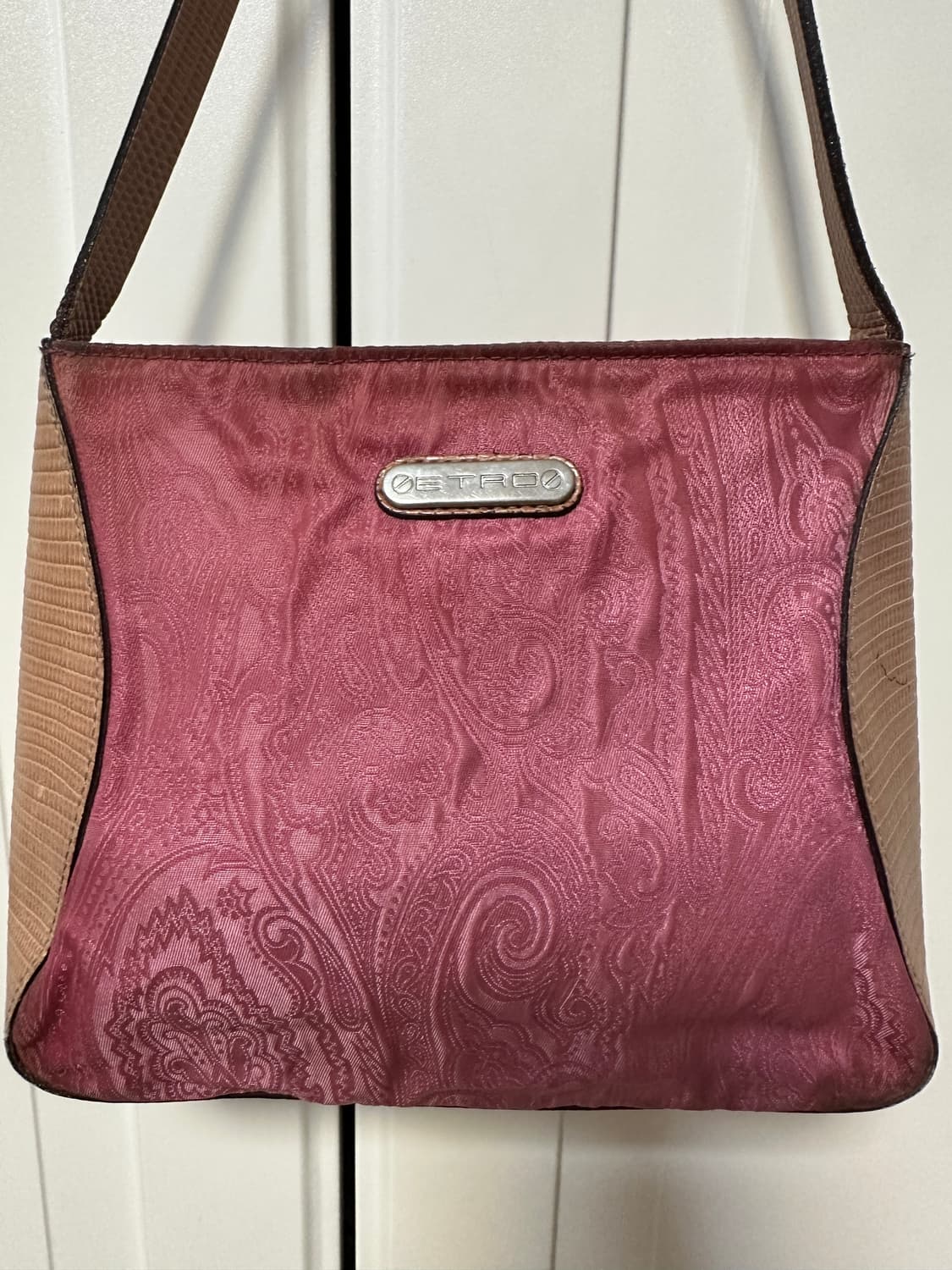 에트로 핑크 페이즐리 숄더백 빈티지 가방 상품이미지3