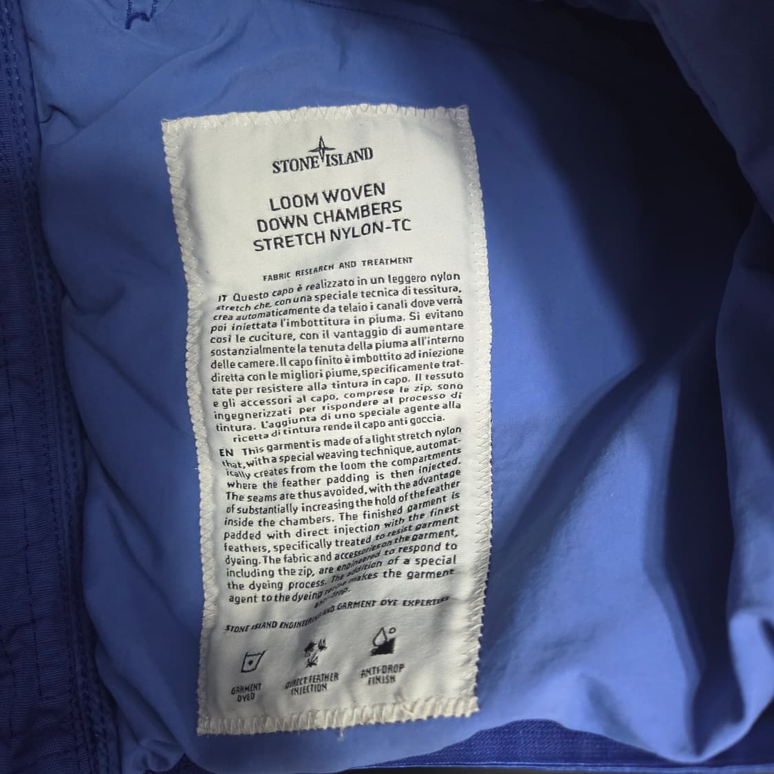 스톤아일랜드 룸우븐 경량패딩 M 상품이미지3