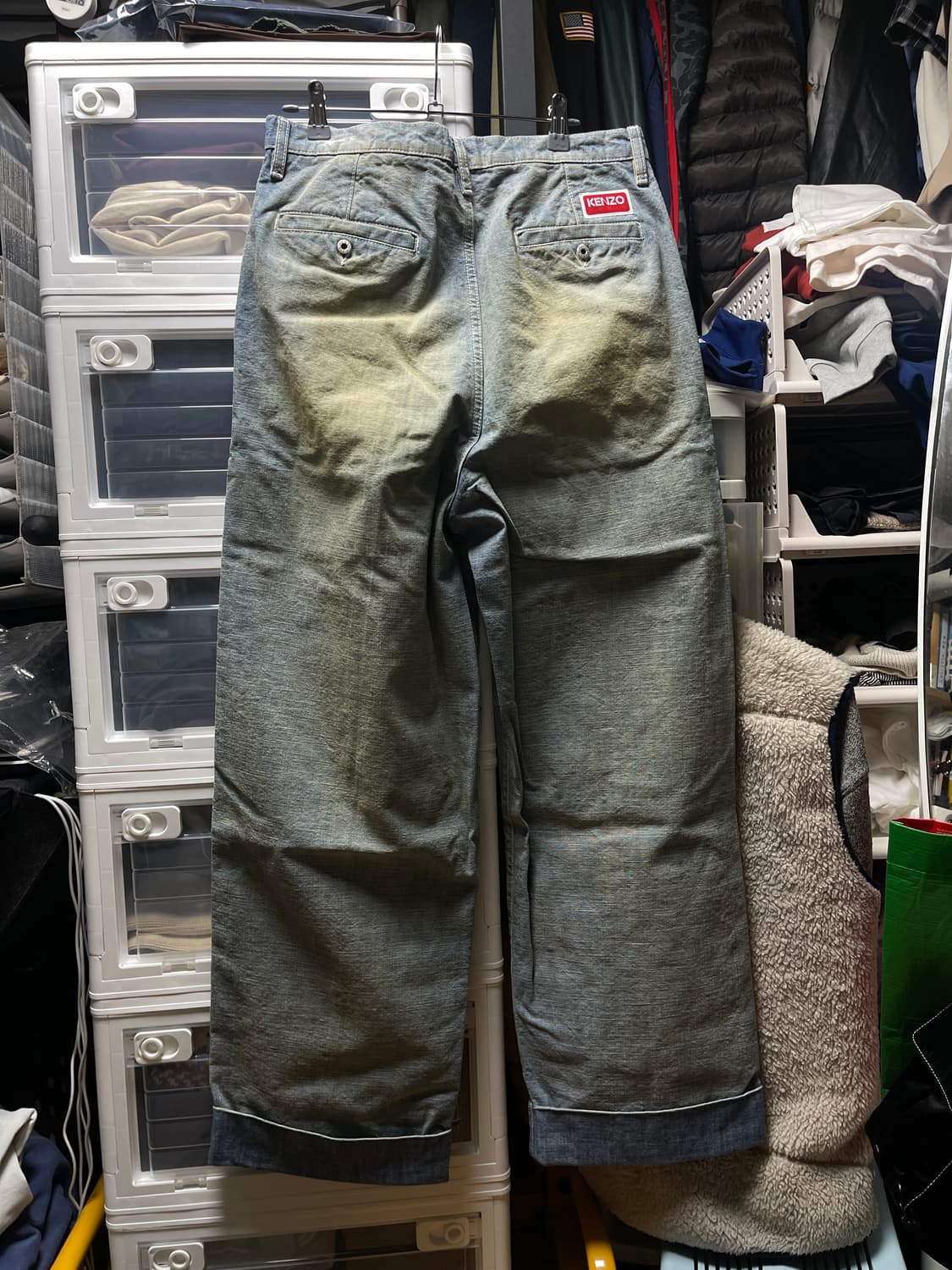 겐조 라지 스트레에트 핏 진스 30 새상품 상품이미지4