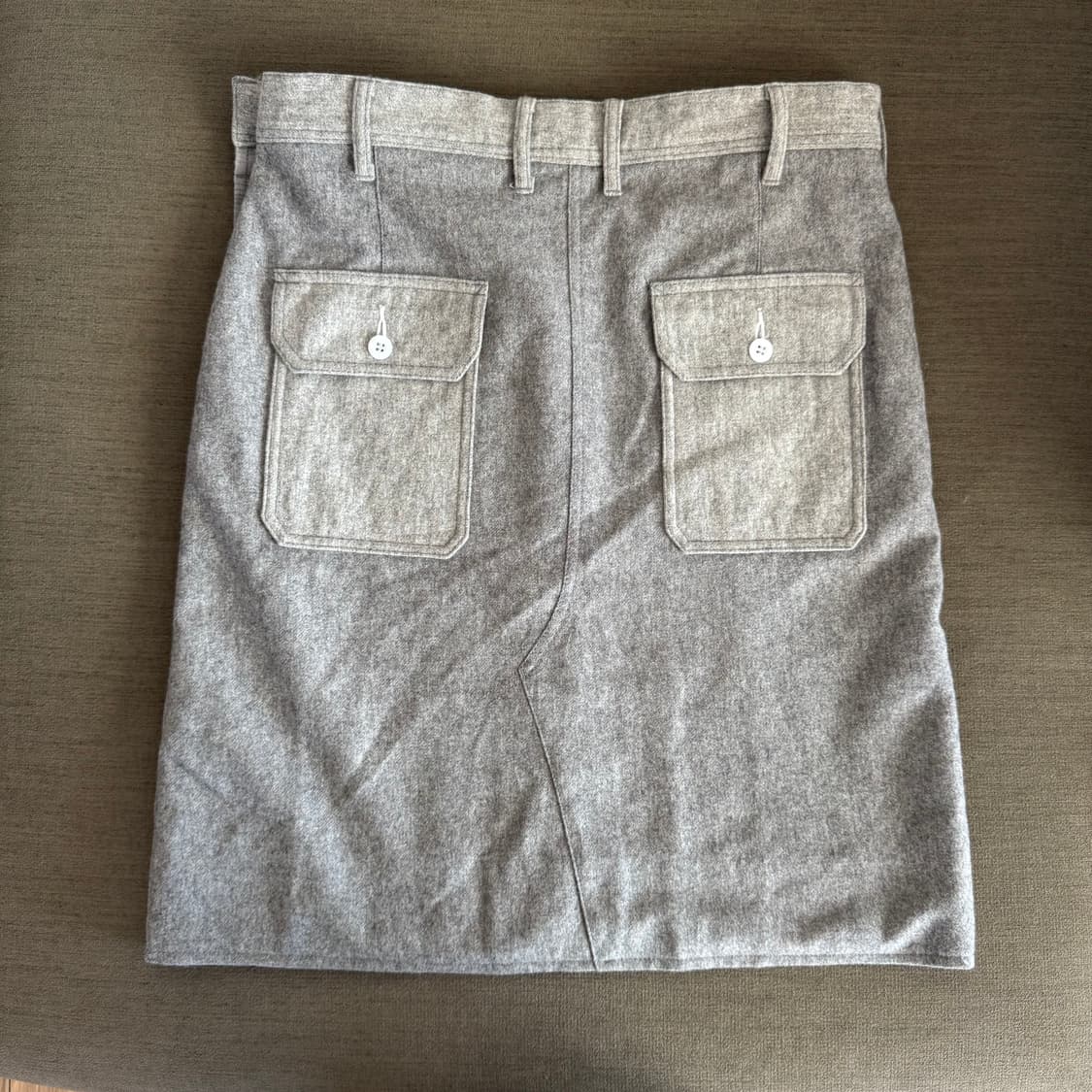 꼼데가르송 간류 - 믹스 울 스커트 상품이미지2