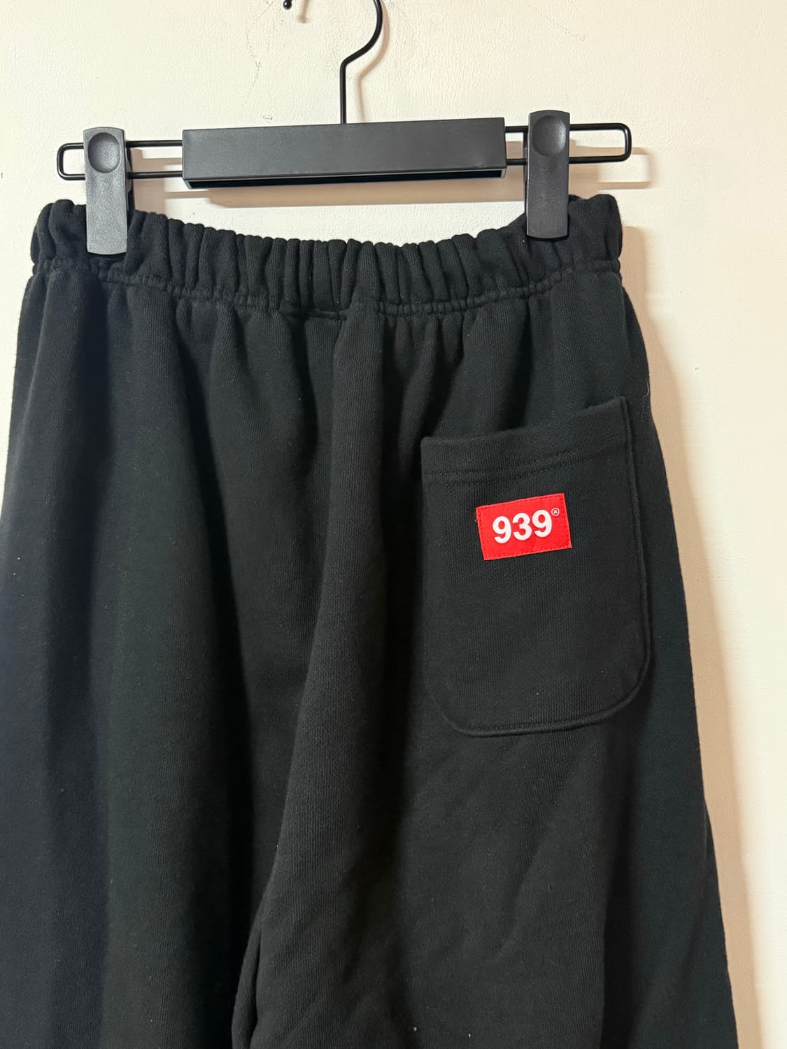 ARCHIVE BOLD 939 빅로고 스웻팬츠 블랙M 상품이미지4