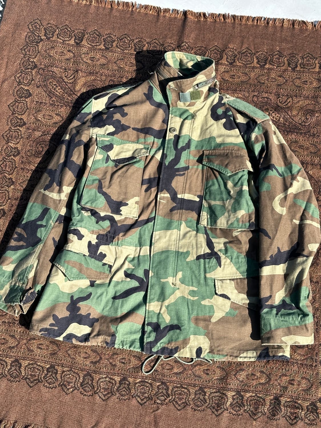 (M/S)90s 우드랜드 M65 필드자켓 착샷o 상품이미지1