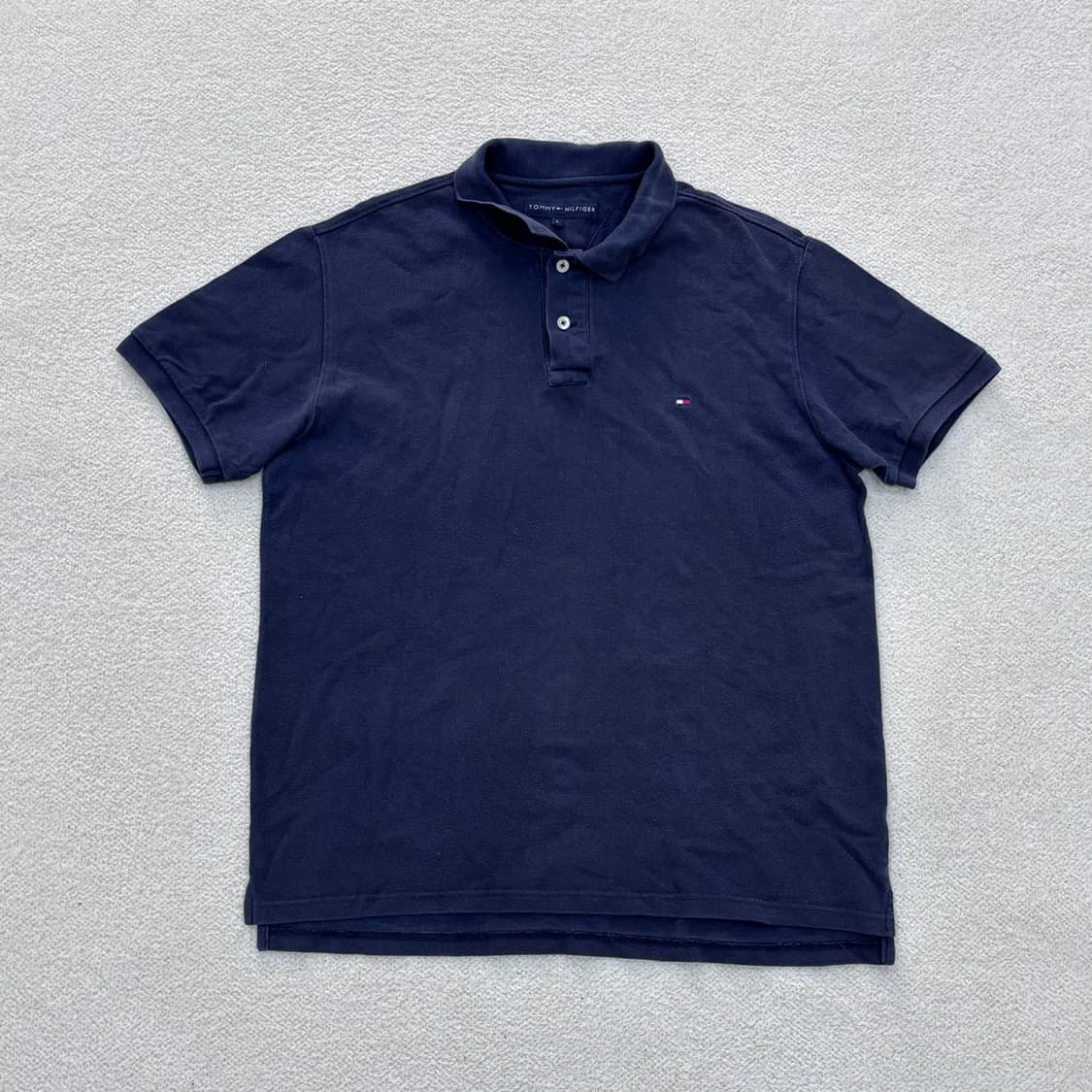 L 타미힐피거 반팔 카라 티셔츠 0313E 상품이미지1
