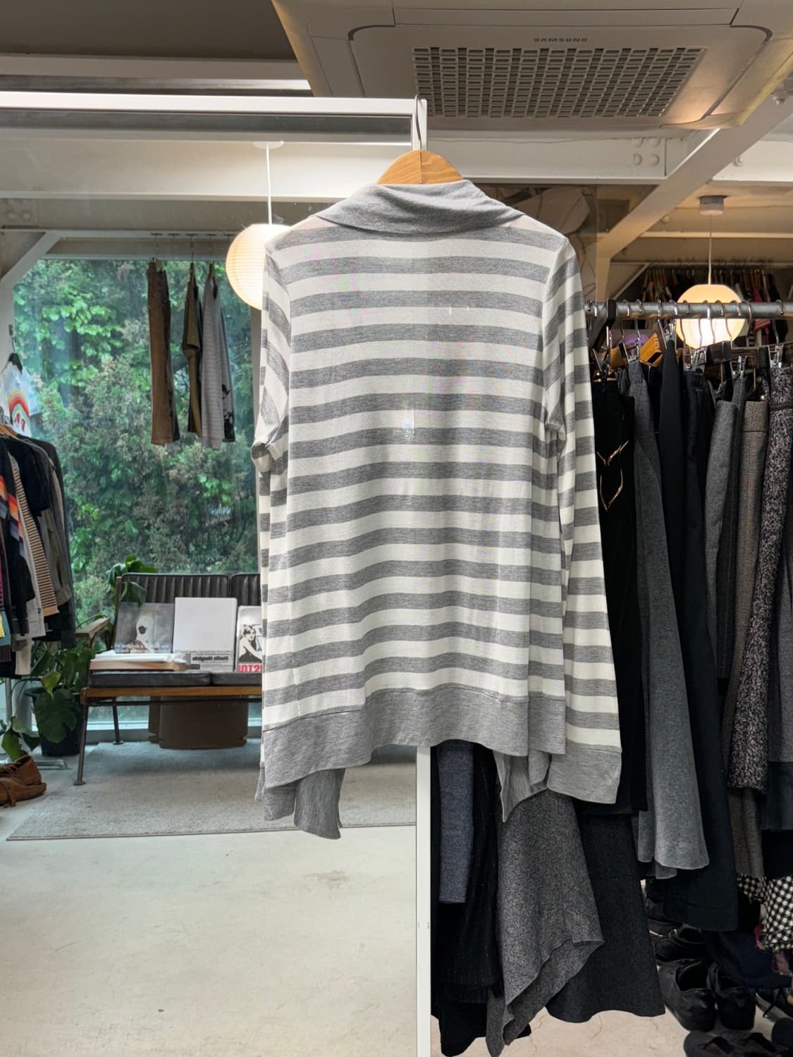 코지 타치야마 스트라이프 가디건 상품이미지2