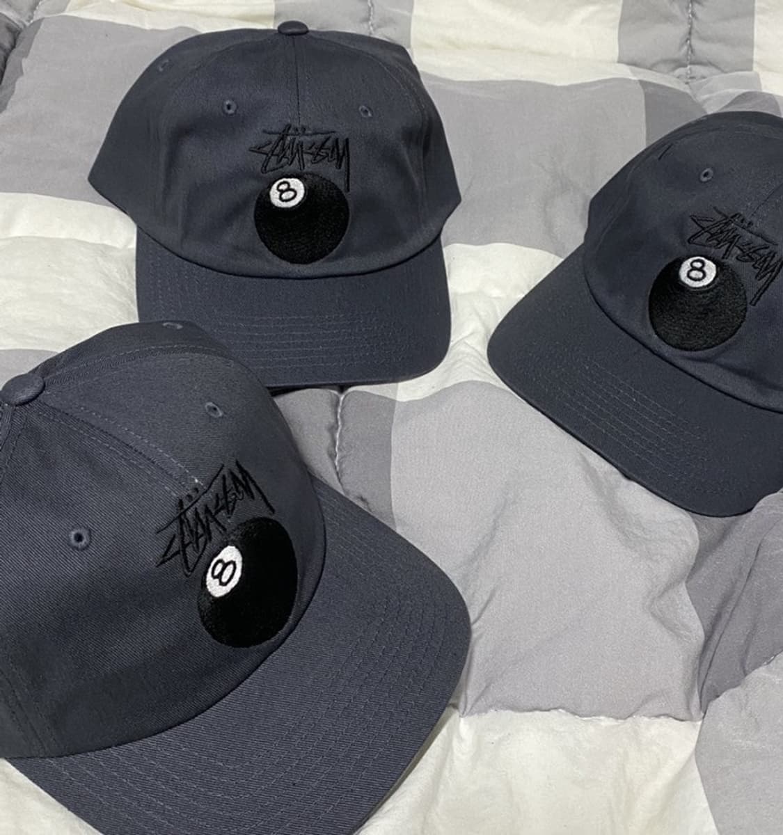 새상품 스투시 8볼 볼캡 다크그레이  상품이미지1