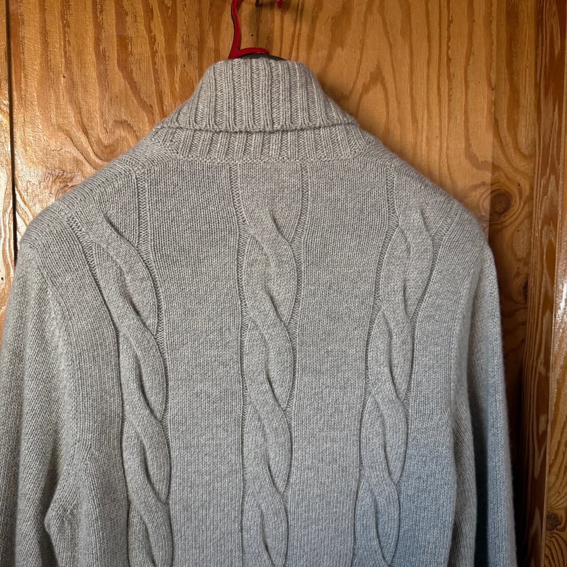 로로피아나 캐시미어 숄카라 가디건 새상품 판매 합니다. 상품이미지9