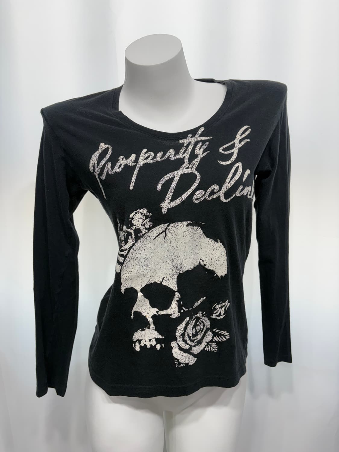 🎸블랙 스컬 프린팅 롱슬리브🎸 상품이미지5