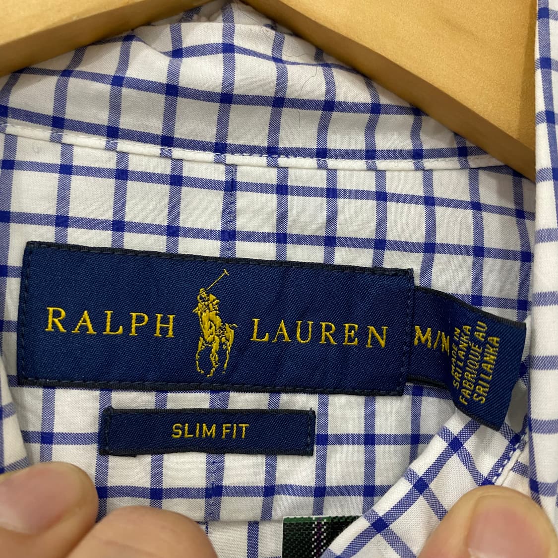 폴로랄프로렌 체크 긴팔셔츠(M) 상품이미지4