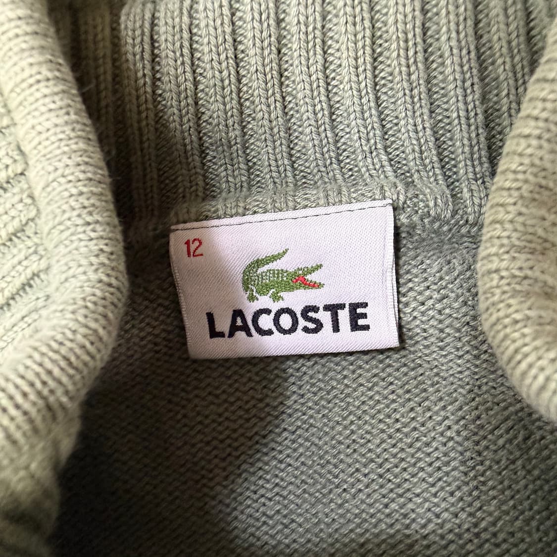 12 라코스테 니트 집업 0410T 상품이미지3