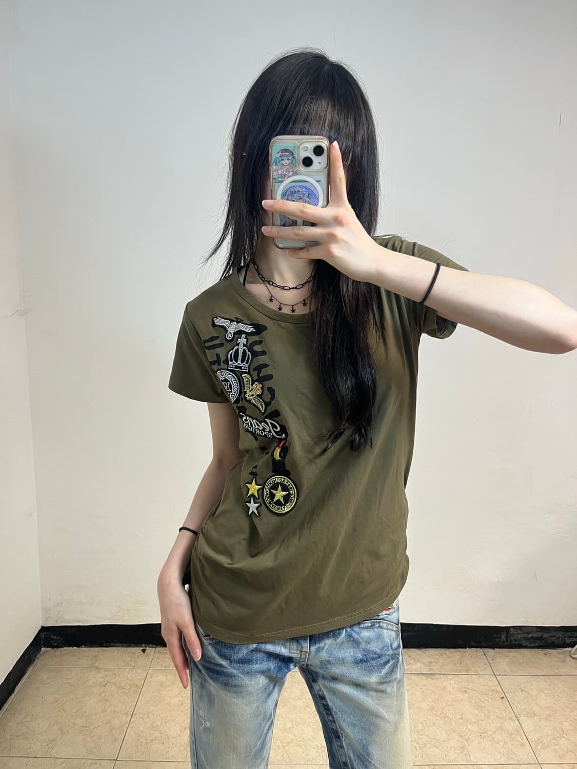 00‘s Y2K 그런지 디스트로이드 티셔츠 상품이미지2