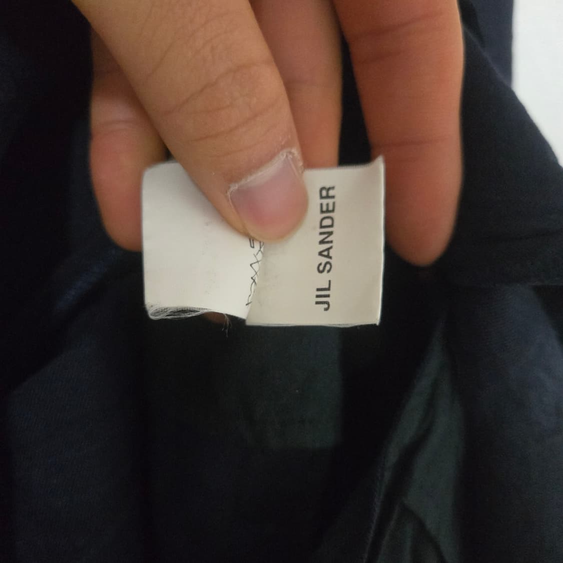 질샌더 다크네이비 모시 코트 / 여성 코트/ 여자 코트  상품이미지4