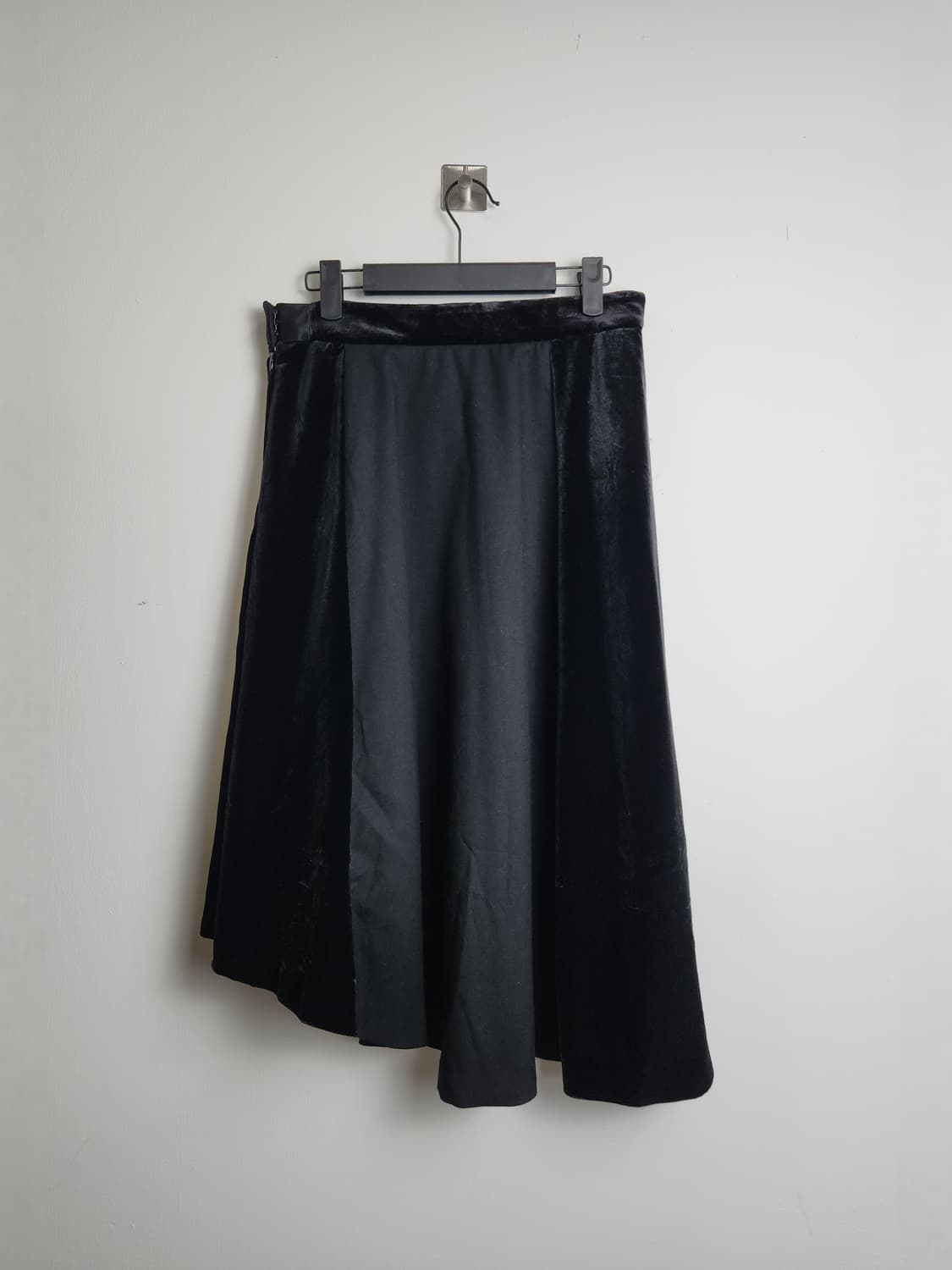 언발 벨벳 스커트 상품이미지7