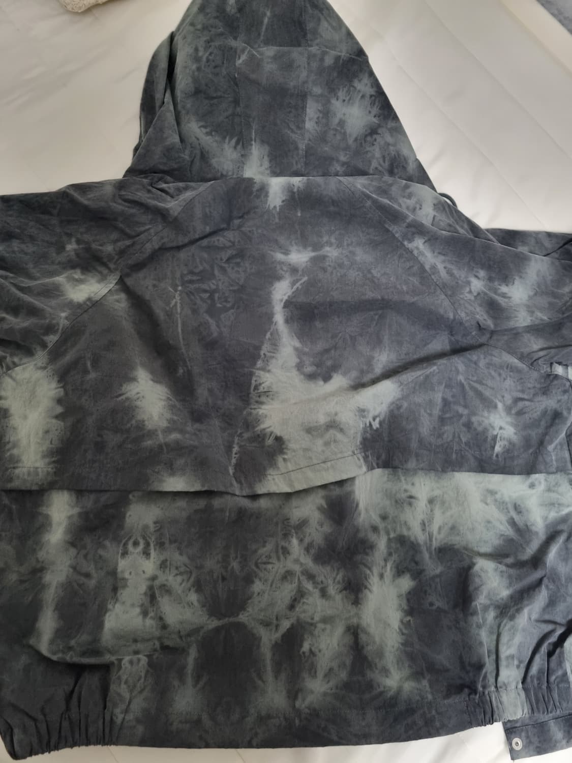 어널러코드 타이다이 후드점퍼 바람막이 블랙 M 상품이미지5