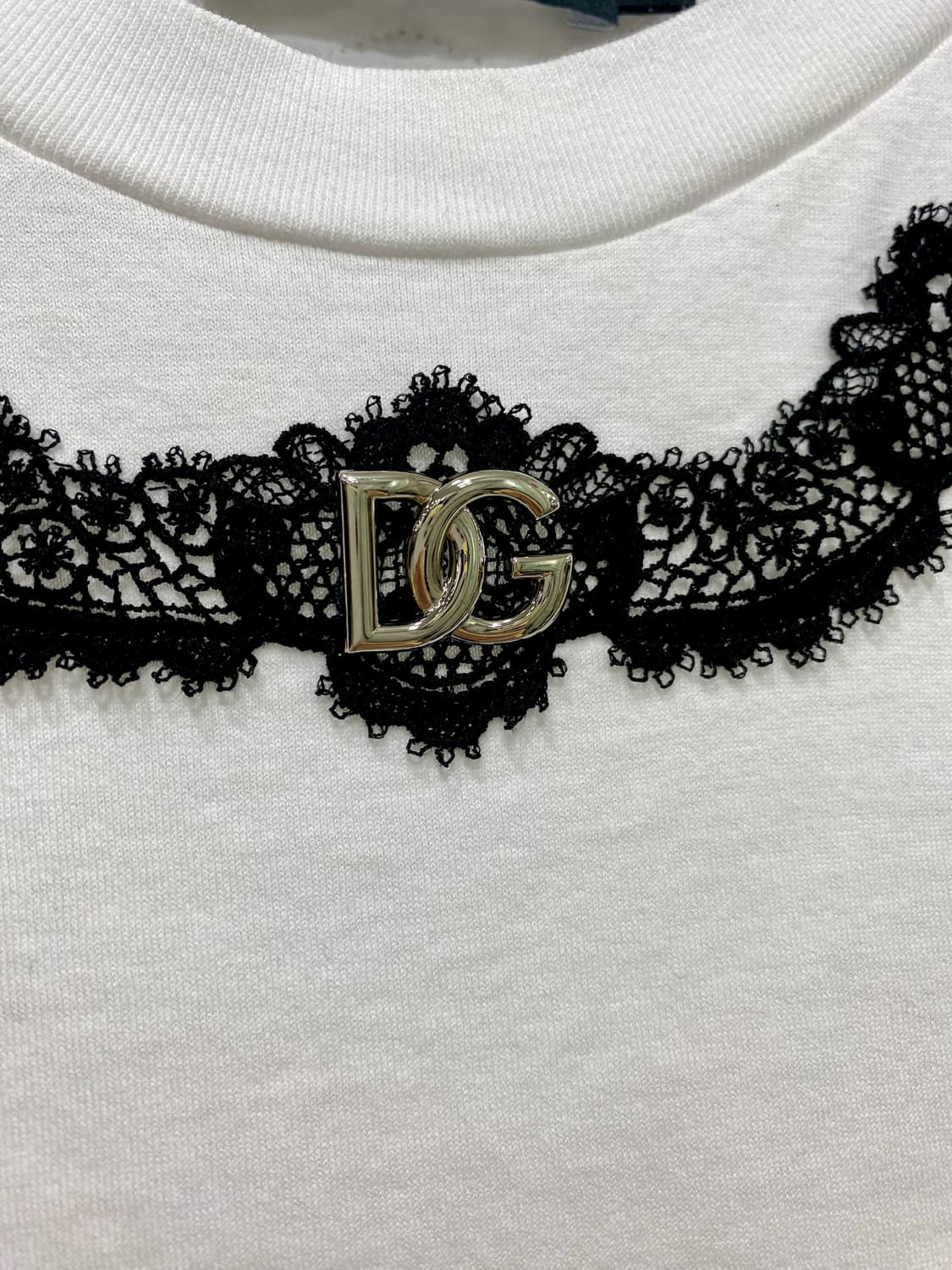 돌체앤가바나 DG로고 레이스 반팔 42 상품이미지5