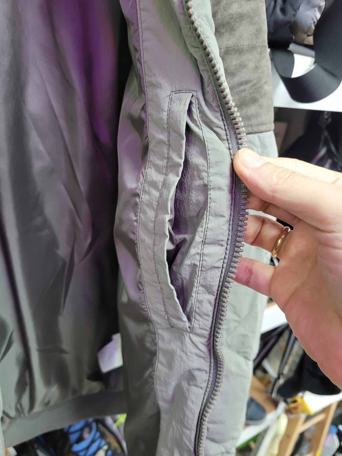 BUCKAROO 버커루 다이아몬드 퀼팅 패딩 점퍼 (오리털) 상품이미지4