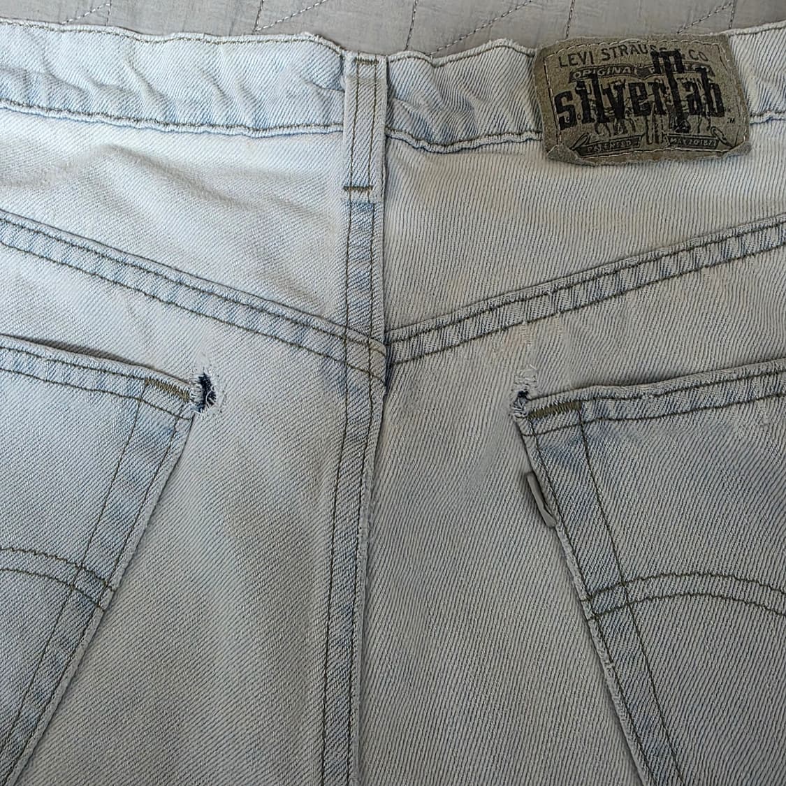 [38X30] 90s 빈티지 리바이스 실버탭 루즈핏 ver. 아이스진 상품이미지8