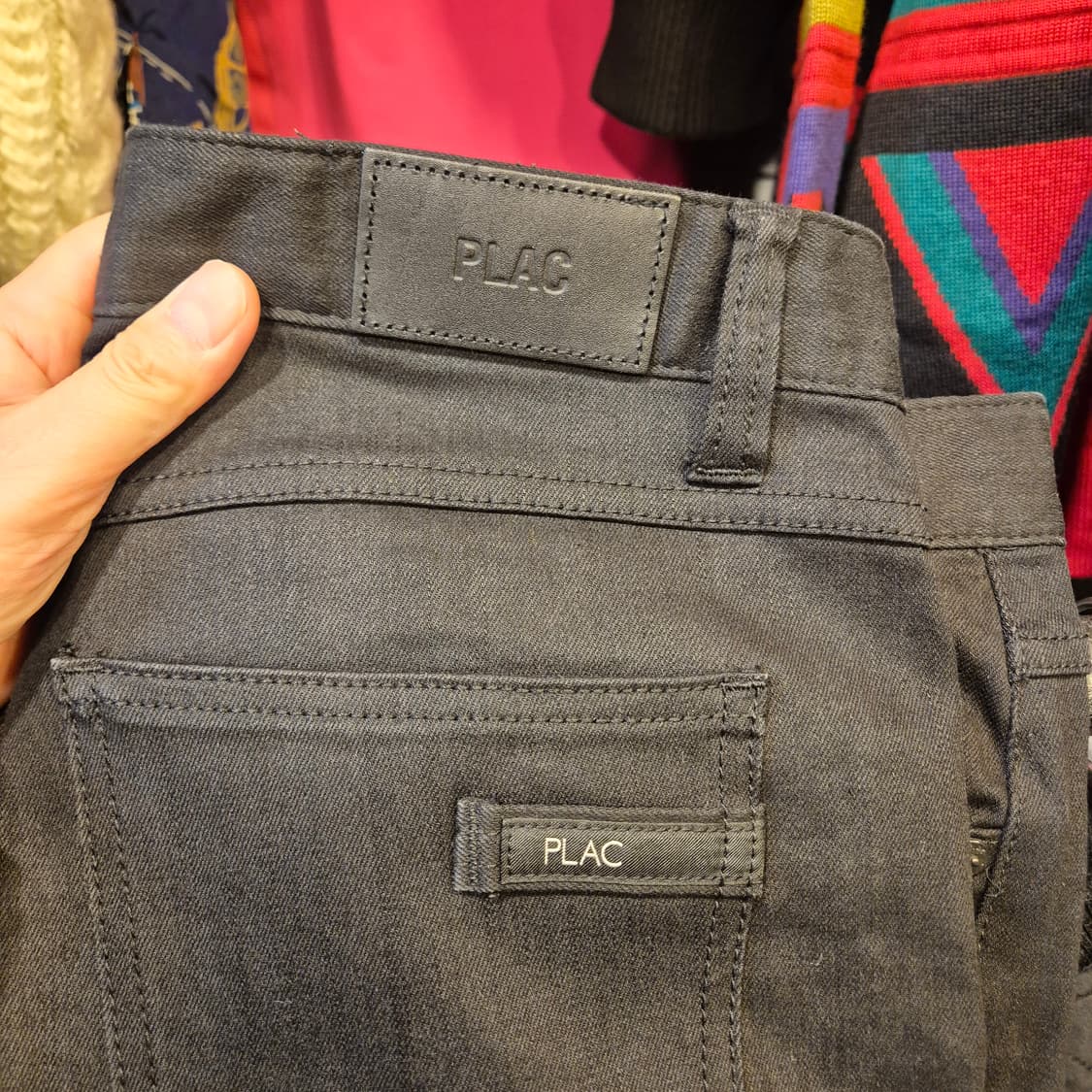 34인치 플랙진 KURZ 슬림핏 블랙진  상품이미지3