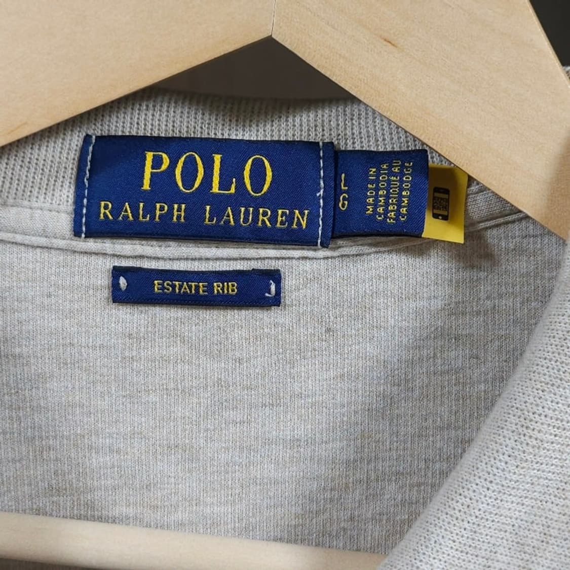 105)POLO 폴로 랄프로렌 하프집업 니트 베이지 상품이미지4