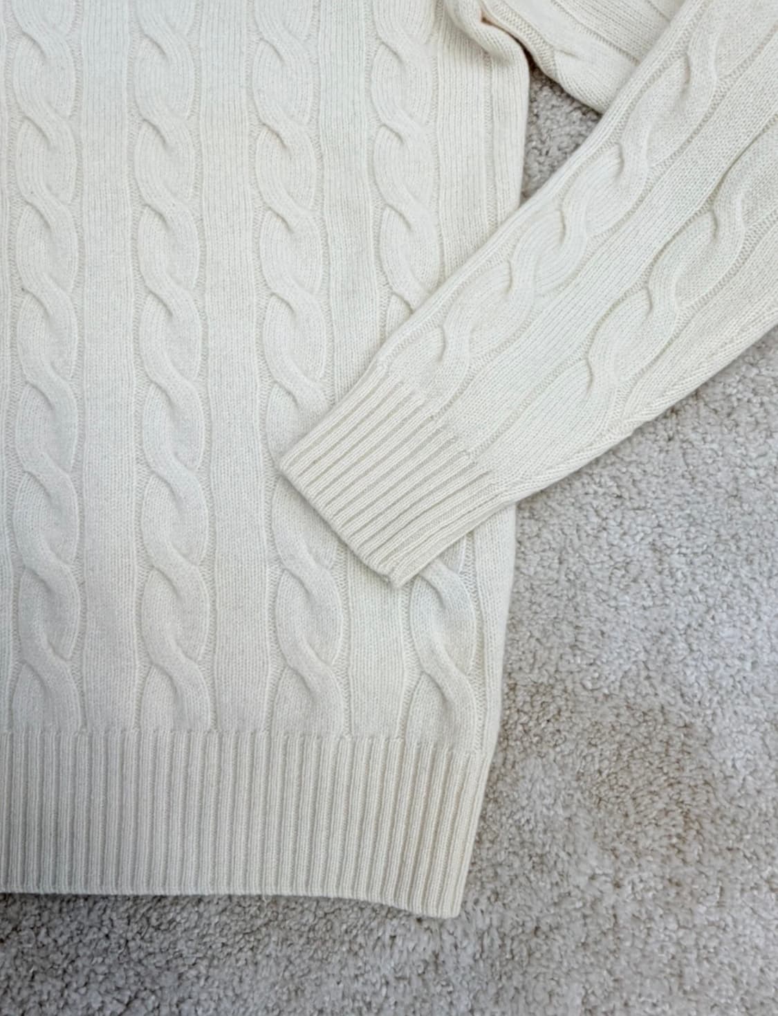 라르디니 울캐시미어 케이블 니트 46 상품이미지2