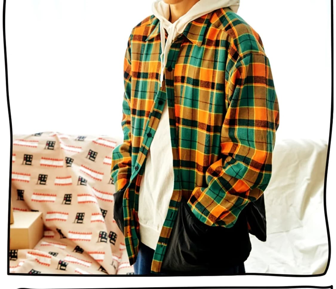 (실착2회) 프리키쉬빌딩 체크셔츠 상품이미지4