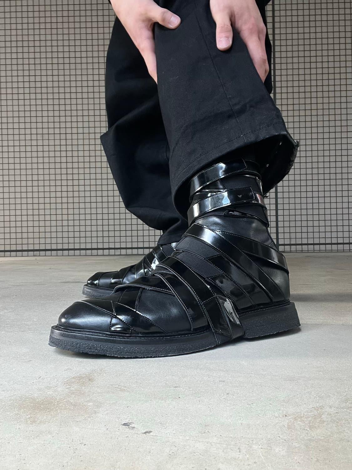 08aw dior homme kris van assche 스트랩 부츠 상품이미지6