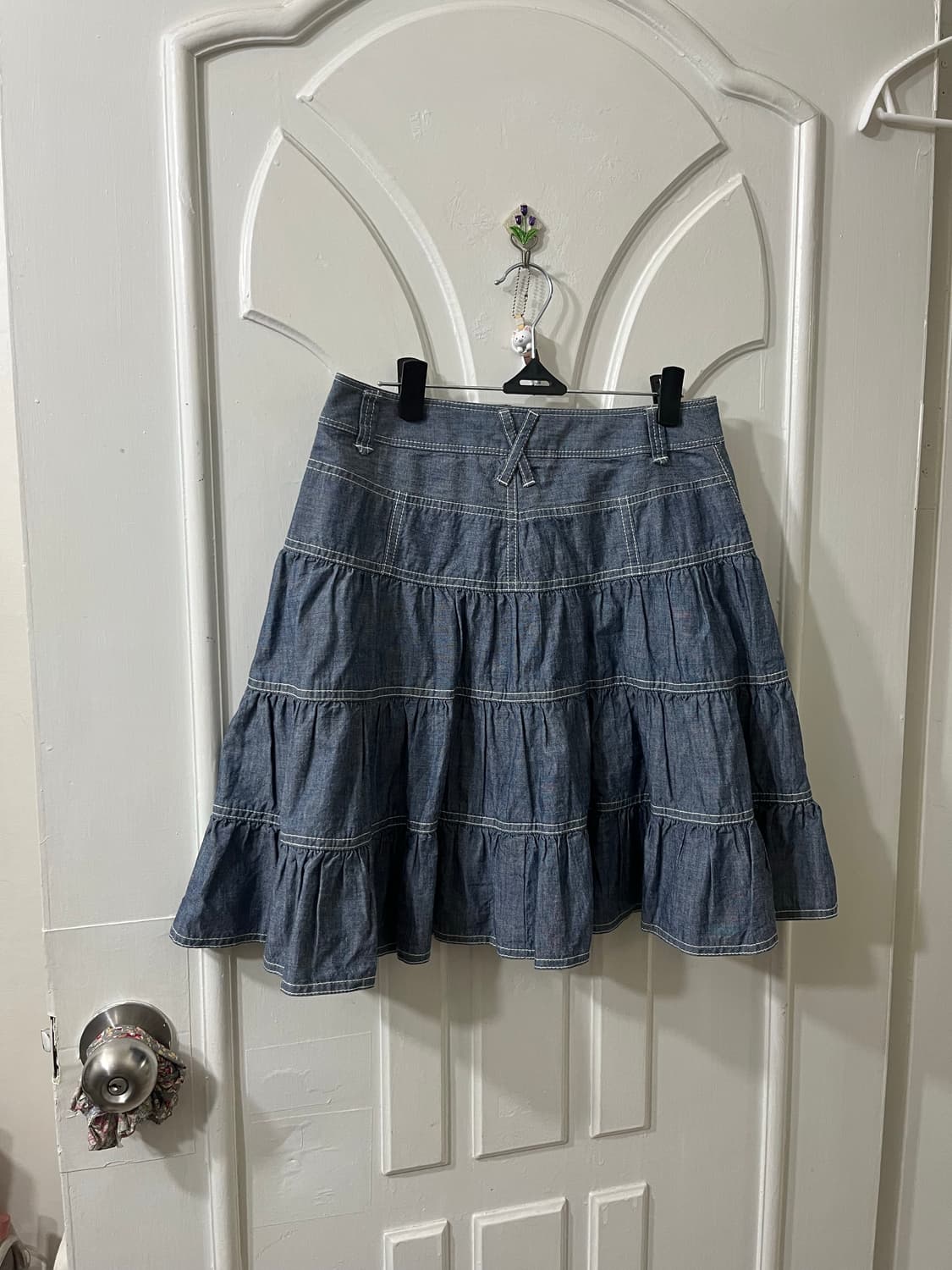 버버리 런던 블루라벨 데님 캉캉 스커트 상품이미지6