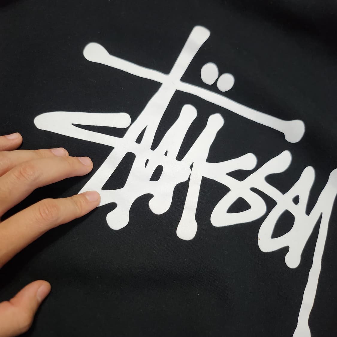 L 스투시 블랙 후드 2019 좋은상태 상품이미지3