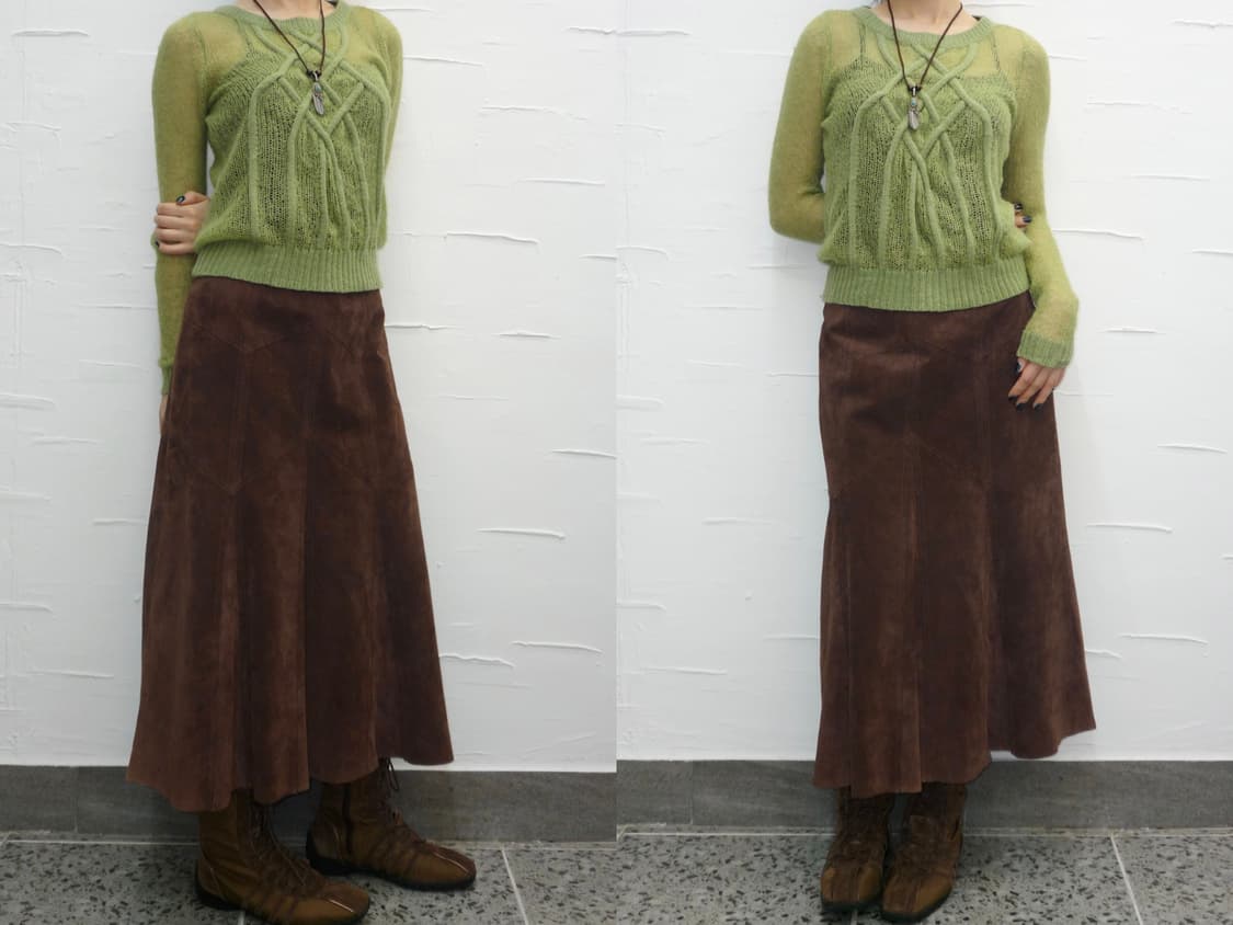 Lime green knit 상품이미지3