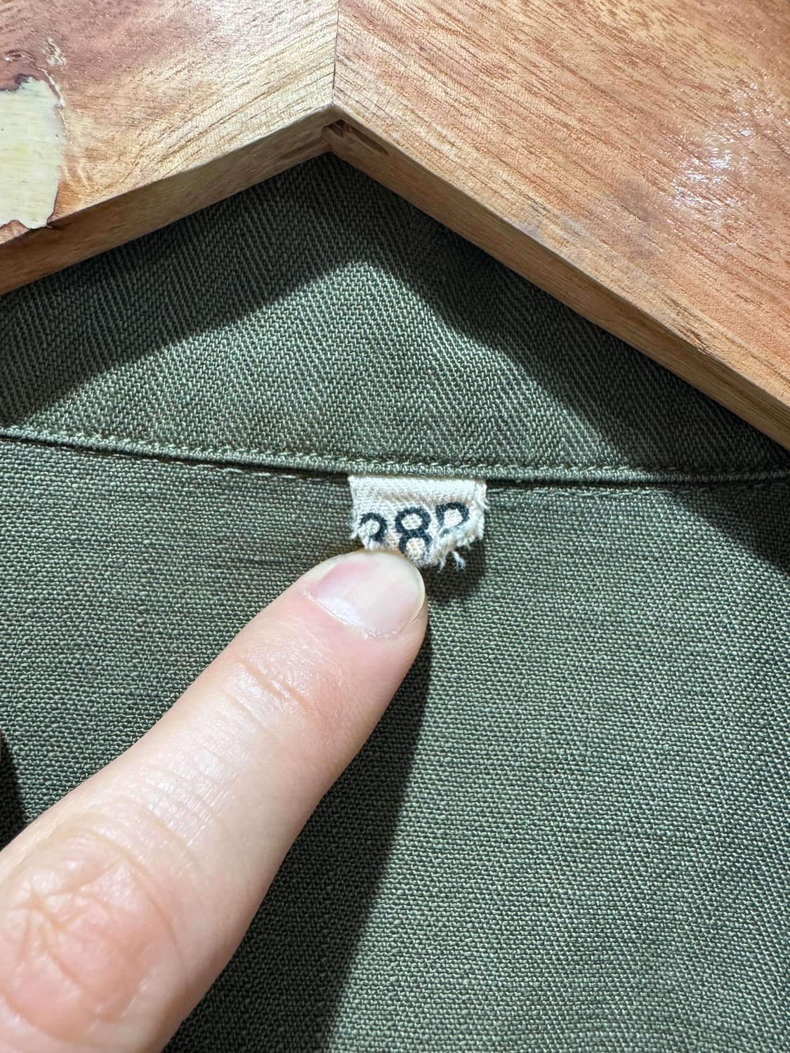 40s 오리지널 M43 HBT 셔츠 (38R) 상품이미지5