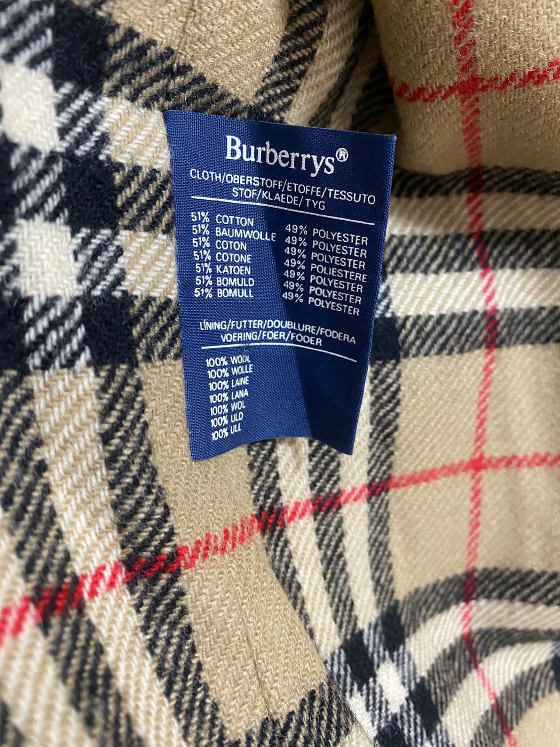 Burberry 노바체크 베이지 해링턴 자켓 상품이미지5