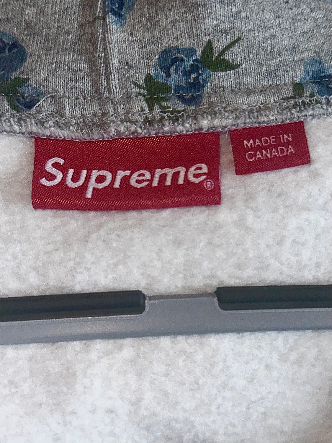 슈프림 플라워 후드 23fw (M) 상품이미지3