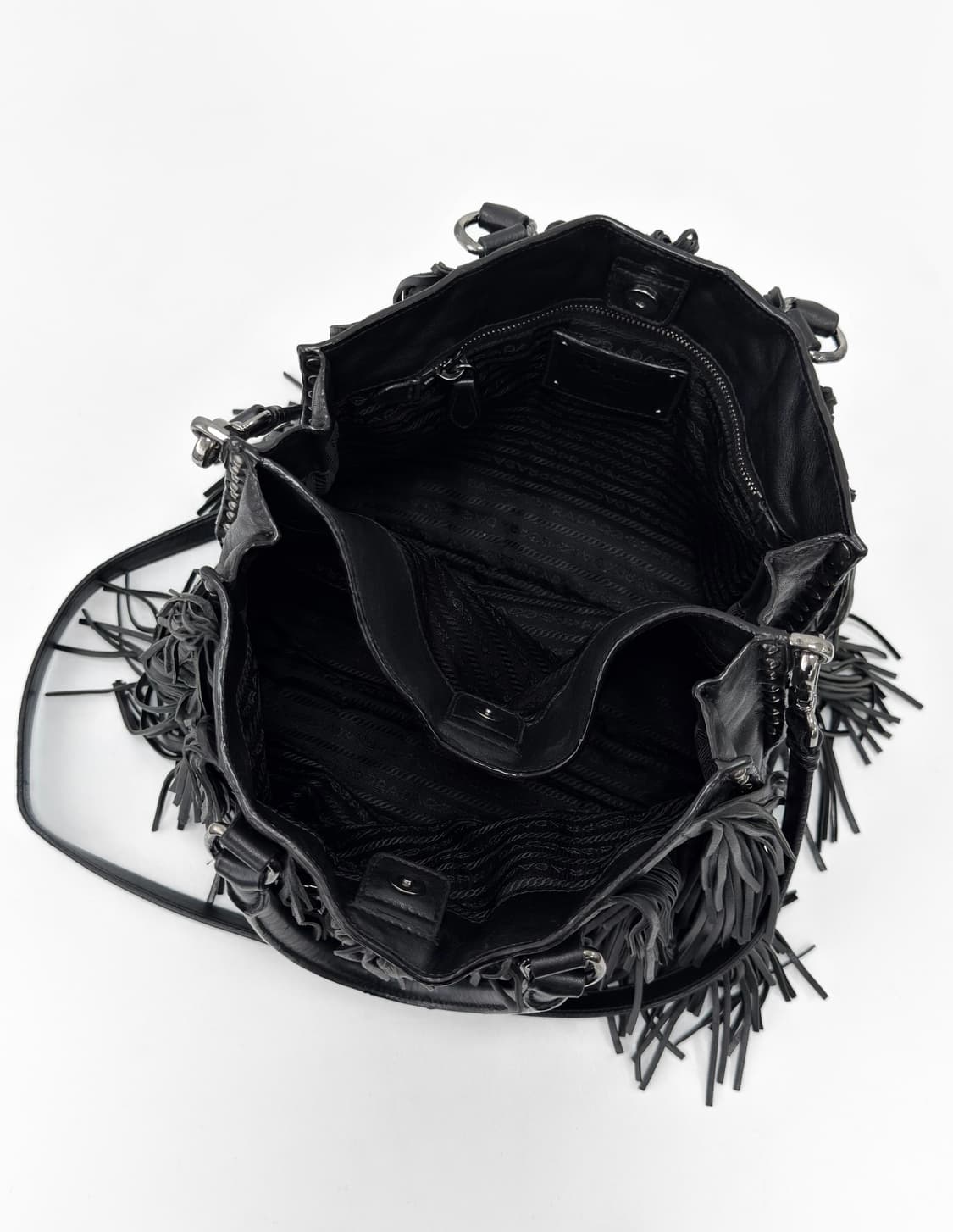 Prada Leather Fringe Tote Bag 상품이미지8
