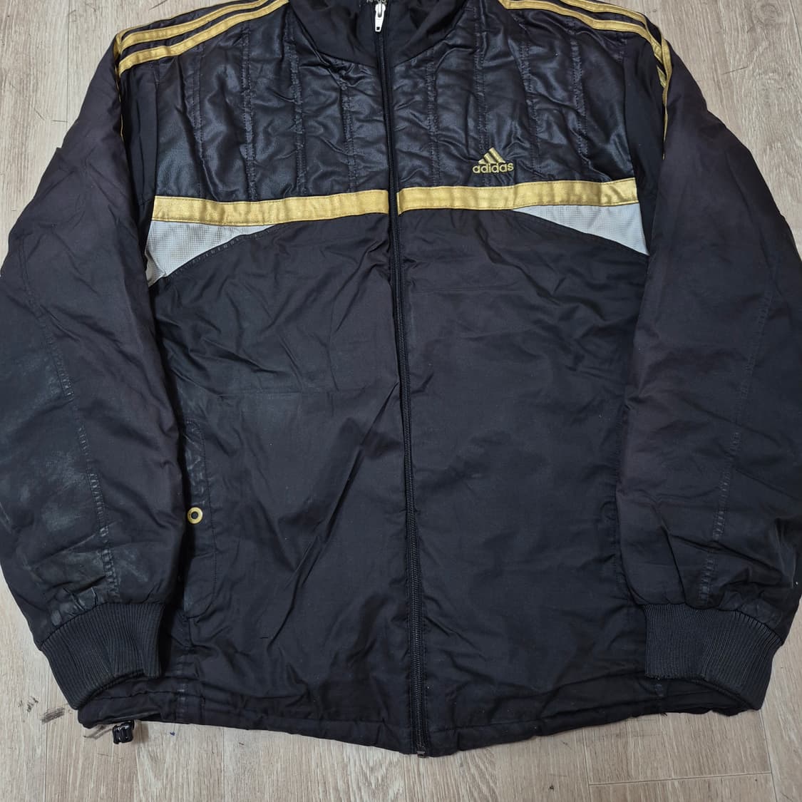 아디다스 남성 삼선 사이드라인 검금 바람막이 점퍼 XL(105) 상품이미지3