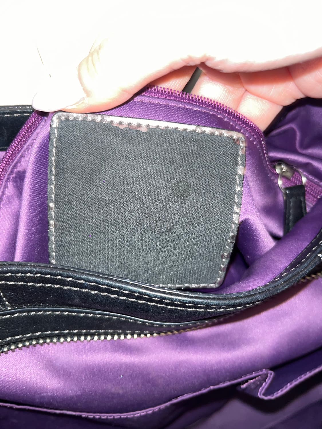 Coach basic allblack shoulder bag 상품이미지8