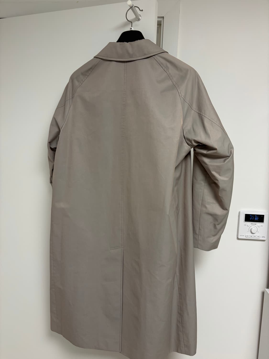 셔터 솔라로 개버딘 트렌치 발마칸 코트 상품이미지3