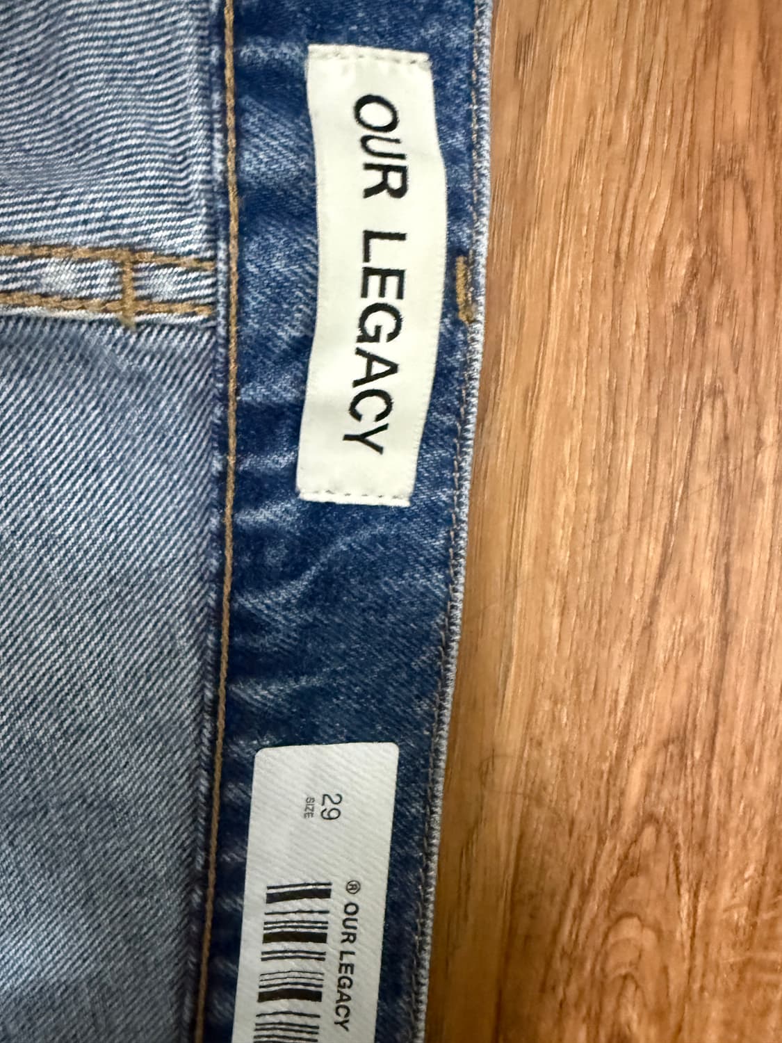 아워레가시 익스텐디드 써드컷 글래스 블리치 데님 상품이미지4