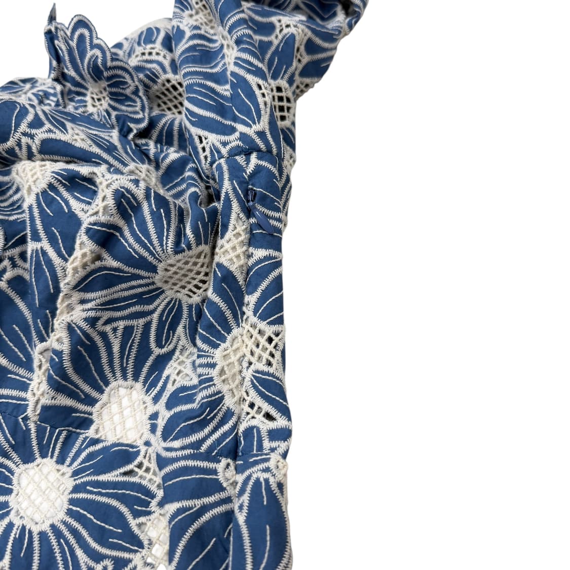 산드로 오드리 플라워 태연 원피스 블루 34 상품이미지6