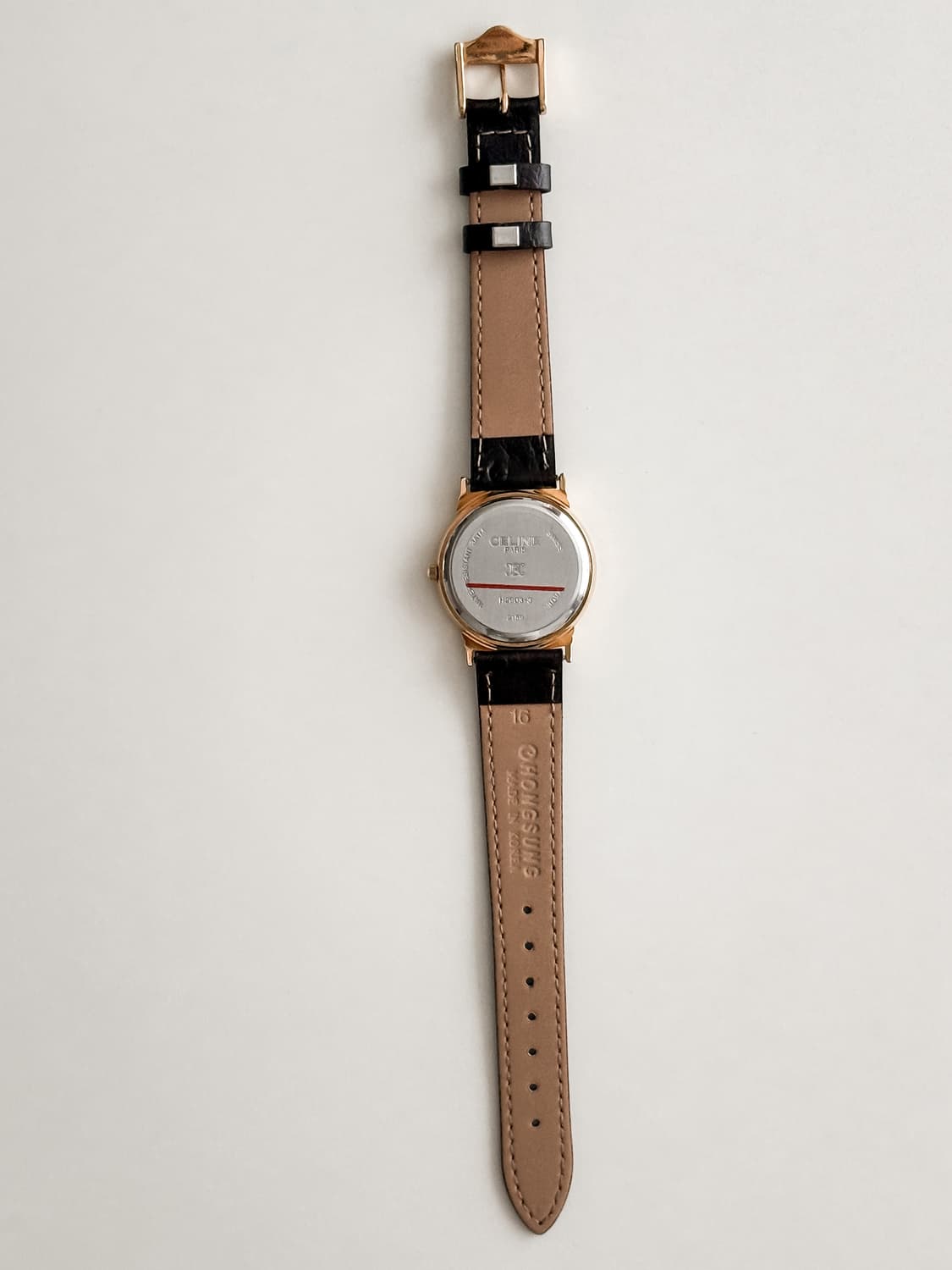 셀린느 화이트 라운드 시계 상품이미지10