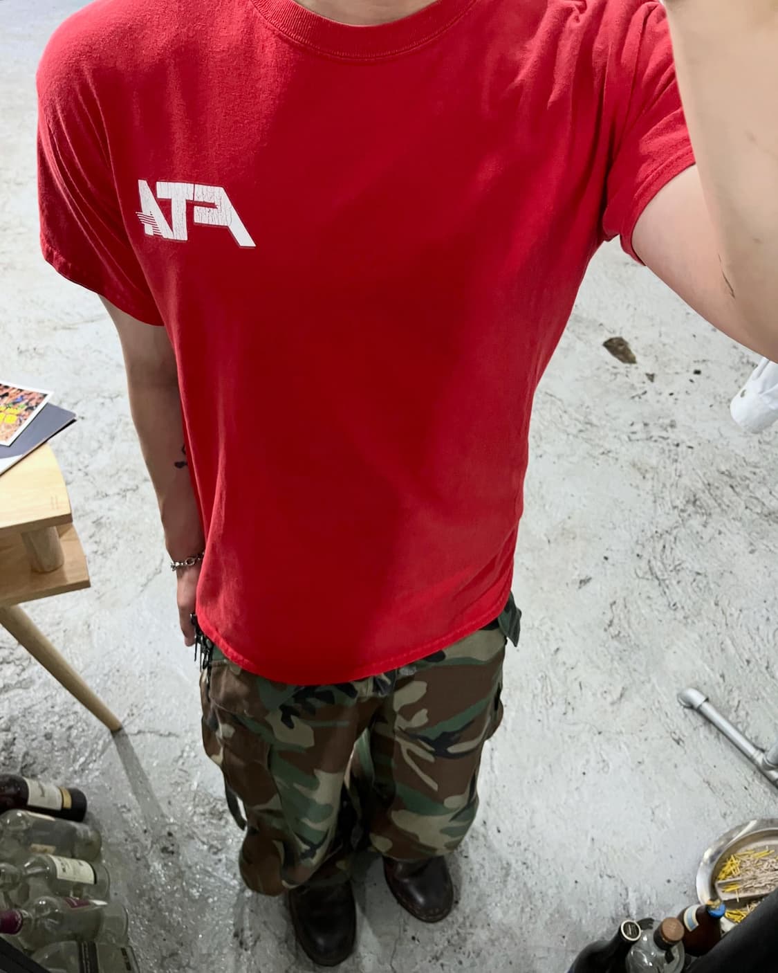GILDAN lettering tee 상품이미지1